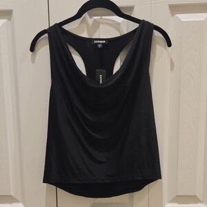 Express Black Backless Tank Top